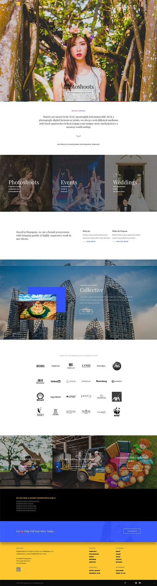 [Roberryarts] Business Website - Landing Page